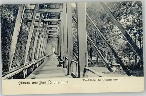 Bad Reichenhall Bad Reichenhall Wandelbahn Gradierhaus ungelaufen ca. 1930 / Bad Reichenhall /Berchtesgadener Land LKR