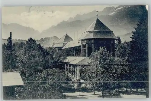 Bad Reichenhall Bad Reichenhall Gradierhaus ungelaufen ca. 1910 / Bad Reichenhall /Berchtesgadener Land LKR