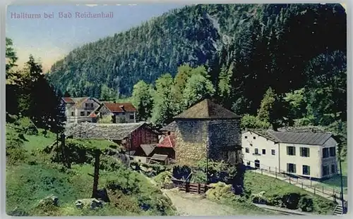 Bad Reichenhall Bad Reichenhall Hallthurm ungelaufen ca. 1910 / Bad Reichenhall /Berchtesgadener Land LKR