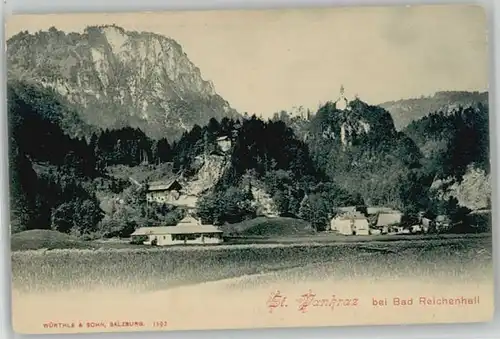 Bad Reichenhall Bad Reichenhall St. Pankraz ungelaufen ca. 1900 / Bad Reichenhall /Berchtesgadener Land LKR