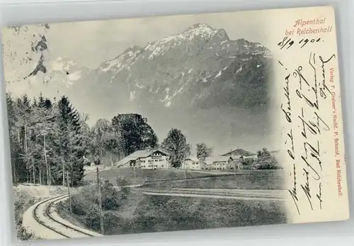 Bad Reichenhall Alpenthal x 1901