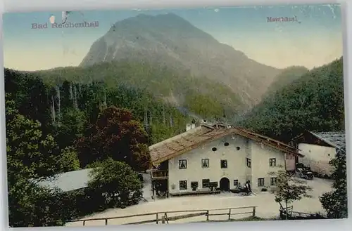 Bad Reichenhall Bad Reichenhall Mauthaeusl ungelaufen ca. 1910 / Bad Reichenhall /Berchtesgadener Land LKR