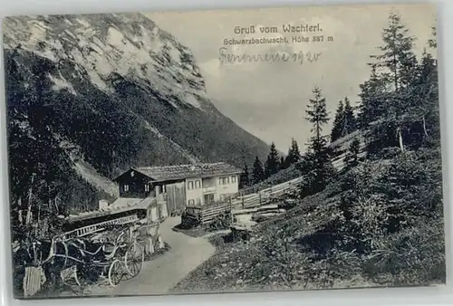 Bad Reichenhall Bad Reichenhall Wachterl ungelaufen ca. 1920 / Bad Reichenhall /Berchtesgadener Land LKR