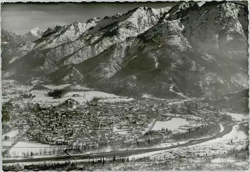 Bad Reichenhall Fliegeraufnahme o 1958