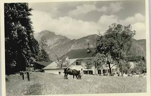 Bad Reichenhall Gaststaette Alpental o 1952