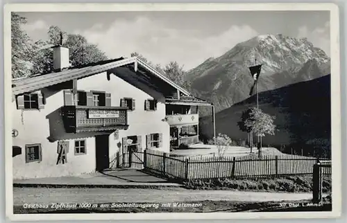 Berchtesgaden Gasthaus Zipfhaeusl Watzmann  