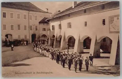 Berchtesgaden Berchtesgaden Bauernhochzeit ungelaufen ca. 1910 / Berchtesgaden /Berchtesgadener Land LKR