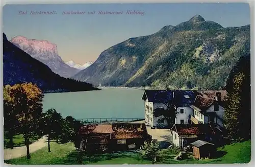 Bad Reichenhall Saalachsee Restaurant Kiebling x 1914