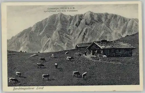 Berchtesgaden Watzmann x 1922