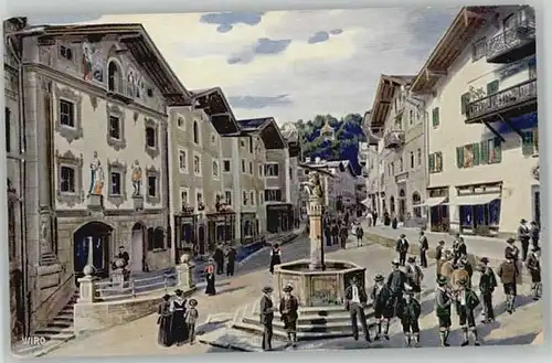 Berchtesgaden Berchtesgaden Marktplatz  ungelaufen ca. 1920 / Berchtesgaden /Berchtesgadener Land LKR