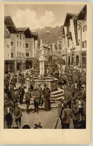 Berchtesgaden Berchtesgaden Marktplatz ungelaufen ca. 1920 / Berchtesgaden /Berchtesgadener Land LKR