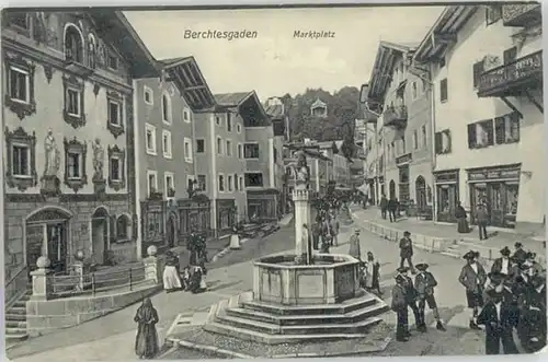 Berchtesgaden Marktplatz x 1910