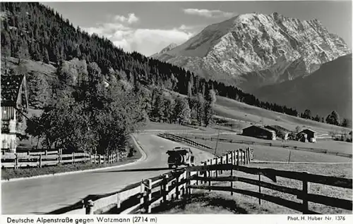 Berchtesgaden Alpenstrasse Watzmann x 1951