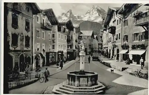 Berchtesgaden Marktplatz Watzmann x 1936