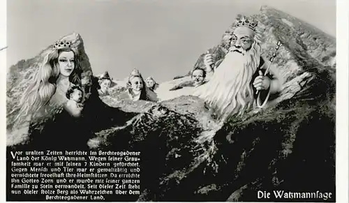 Berchtesgaden Watzmann x 1954