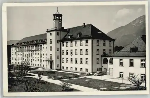 Bad Reichenhall Bad Reichenhall Krankenhaus ungelaufen ca. 1955 / Bad Reichenhall /Berchtesgadener Land LKR