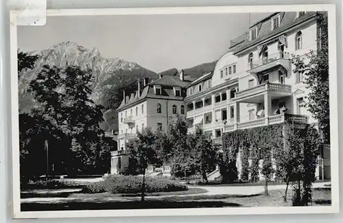Bad Reichenhall Bad Reichenhall Hotel Axelmannstein ungelaufen ca. 1955 / Bad Reichenhall /Berchtesgadener Land LKR