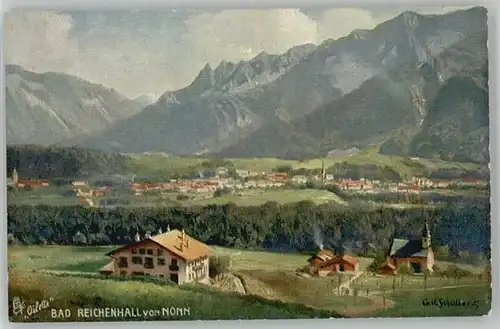 Bad Reichenhall Bad Reichenhall Kuenstlerkarte ungelaufen ca. 1920 / Bad Reichenhall /Berchtesgadener Land LKR