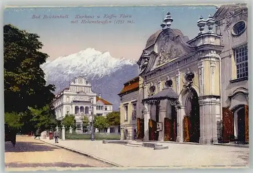 Bad Reichenhall Bad Reichenhall Kurhaus Flora ungelaufen ca. 1920 / Bad Reichenhall /Berchtesgadener Land LKR