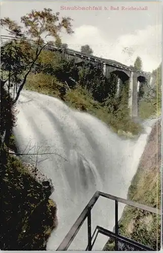 Bad Reichenhall Bad Reichenhall Staubbachfall ungelaufen ca. 1920 / Bad Reichenhall /Berchtesgadener Land LKR