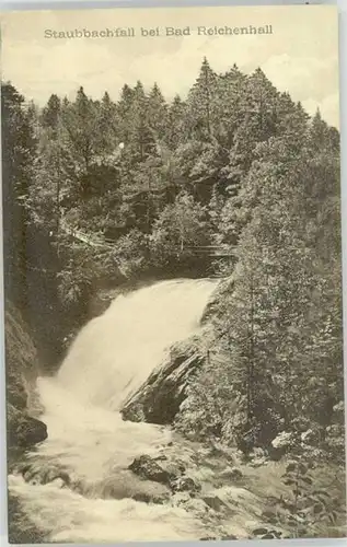 Bad Reichenhall Bad Reichenhall Staubbachfall ungelaufen ca. 1910 / Bad Reichenhall /Berchtesgadener Land LKR