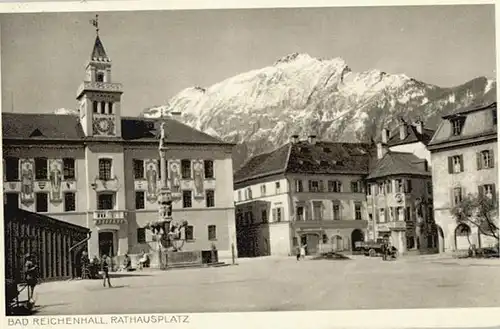 Bad Reichenhall Rathaus Platz x 1938