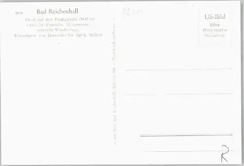 Bad Reichenhall Bad Reichenhall  ungelaufen ca. 1955 / Bad Reichenhall /Berchtesgadener Land LKR