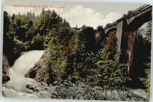 Bad Reichenhall Bad Reichenhall Staubbachfall ungelaufen ca. 1920 / Bad Reichenhall /Berchtesgadener Land LKR