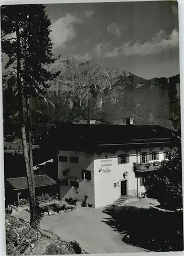 Bad Reichenhall Bad Reichenhall Gasthaus Schroffen ungelaufen ca. 1965 / Bad Reichenhall /Berchtesgadener Land LKR