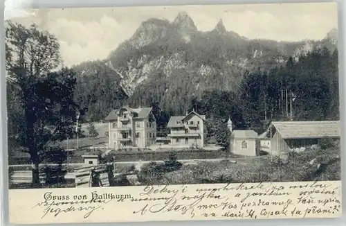 Bad Reichenhall Hallthurm x 1904