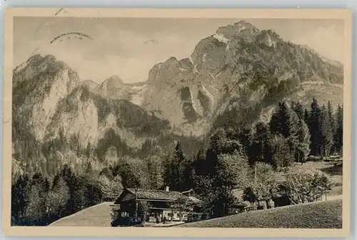 Berchtesgaden Wirtschaft Vorderbrand x 1920