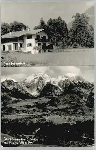 Berchtesgaden Schoenau Haus Falkenstein x 1966