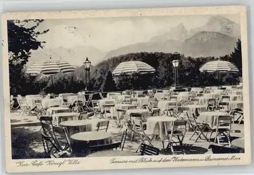 Berchtesgaden Cafe Koenigliche Villa x 1929