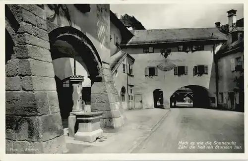 Berchtesgaden Sonnenuhr  