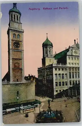 Augsburg Rathaus Feldpost x 1918