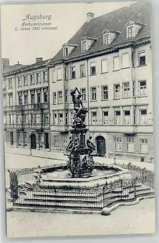 Augsburg Herkulesbrunnen x 1907