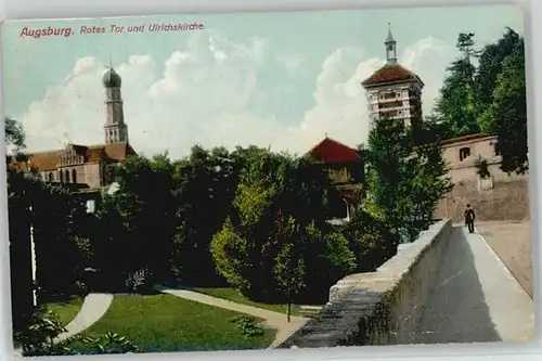 Augsburg Ulrichs Kirche  x 1911