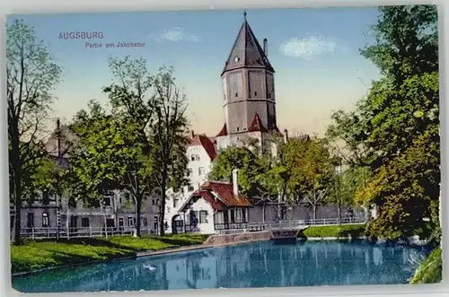 Augsburg Jakobstor x 1913