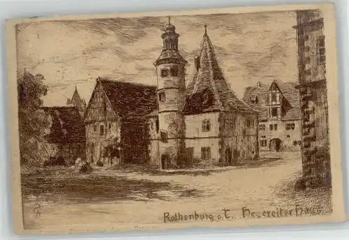 Rothenburg Tauber  x 1908