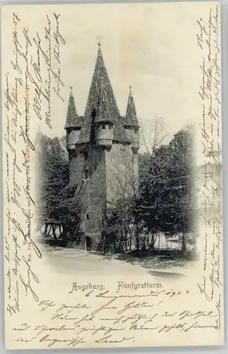 Augsburg Fuenfgrafturm x 1900