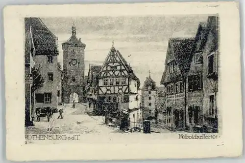 Rothenburg Tauber Rothenburg Tauber  ungelaufen ca. 1930 / Rothenburg ob der Tauber /Ansbach LKR