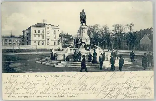 Augsburg Prinzregentenbrunnen x 1903