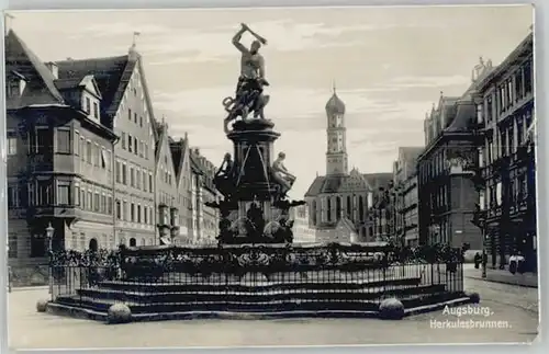 Augsburg Herkulesbrunnen x 1929