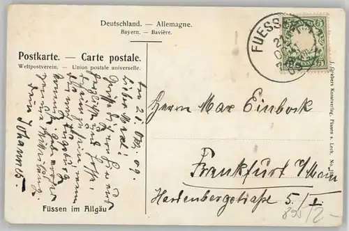 Fuessen  x 1909