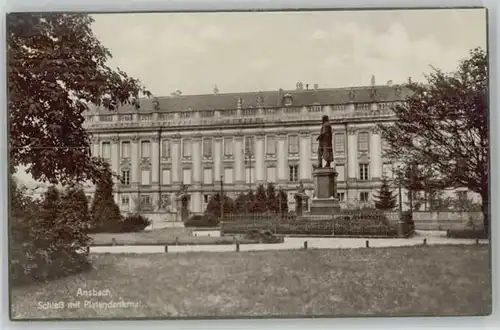 Ansbach Mittelfranken Ansbach Platen Denkmal  ungelaufen ca. 1930 / Ansbach /Ansbach LKR