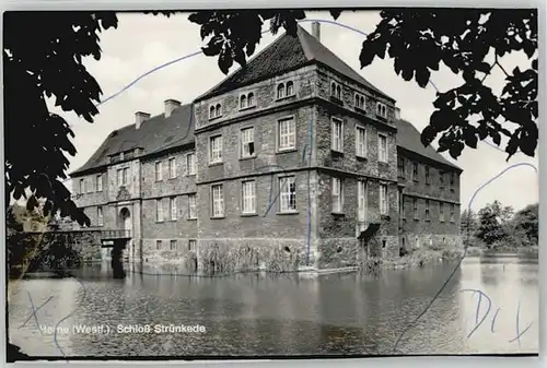 Herne Westfalen Herne Schloss Struenkede ungelaufen ca. 1965 / Herne /Herne Stadtkreis