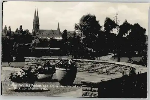 Herne Westfalen Herne Schloss Struenkede ungelaufen ca. 1965 / Herne /Herne Stadtkreis