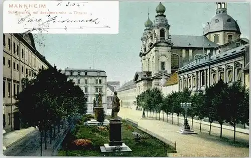 Mannheim Jesuiten Kirche  x 1905
