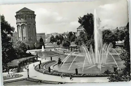 Mannheim Mannheim Friedrichsplatz  ungelaufen ca. 1955 / Mannheim /Mannheim Stadtkreis