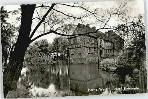 Herne Westfalen Herne Schloss Struenkede ungelaufen ca. 1955 / Herne /Herne Stadtkreis